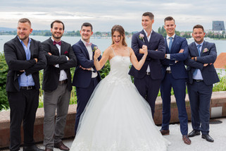 Hochzeitsfotografie-Gruppenfoto