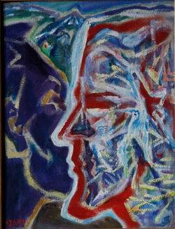 Левин ИЛ Иуда Искариот Квадратиптих ВЧ Христос и Иуда Хм1999.jpg