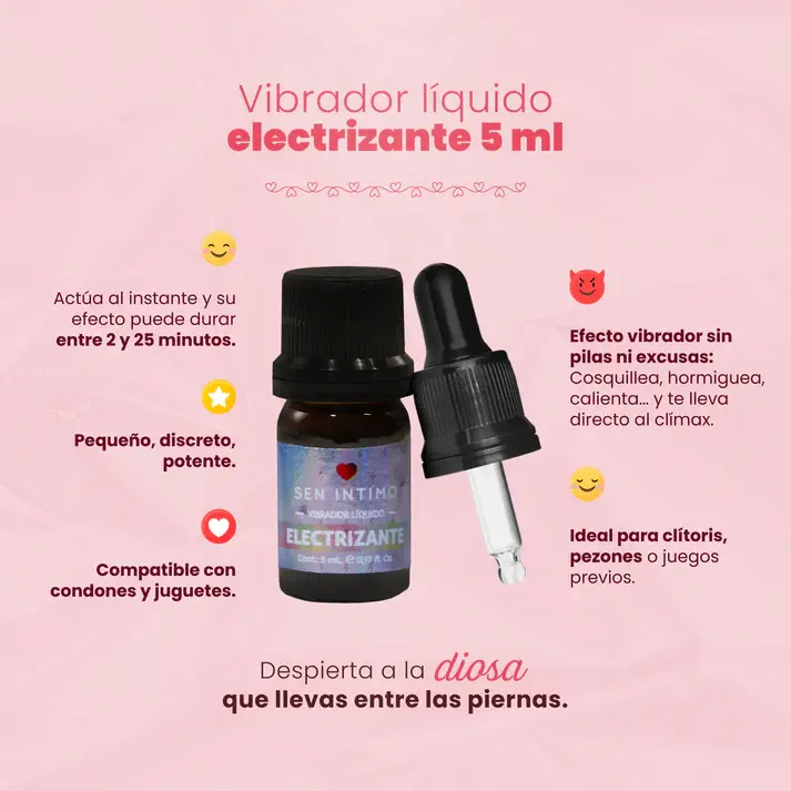 Miniatura: Vibrador Líquido Electrizante X 5 Ml Sen Intimo