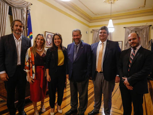 Raquel Lyra recebe ministro Carlos Lupi para dialogar a Previdência Social