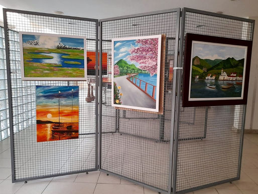 Sesc Caruaru expõe produções dos alunos do curso de Desenho e Pintura em Tela