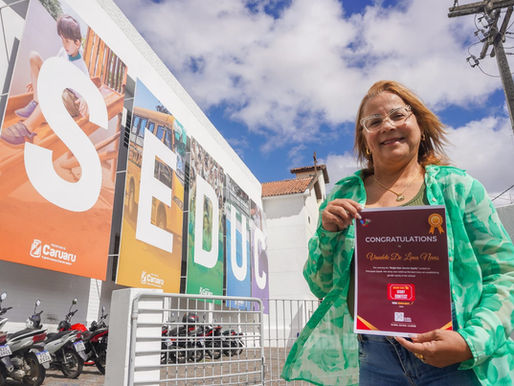 Gestora da rede municipal de ensino de Caruaru ganha concurso internacional