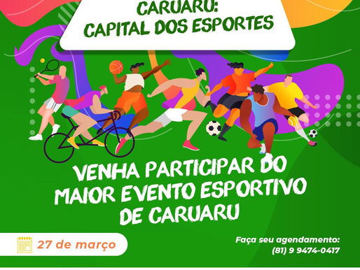 Prefeitura de Caruaru convida organizações esportivas para o maior evento de atividade física