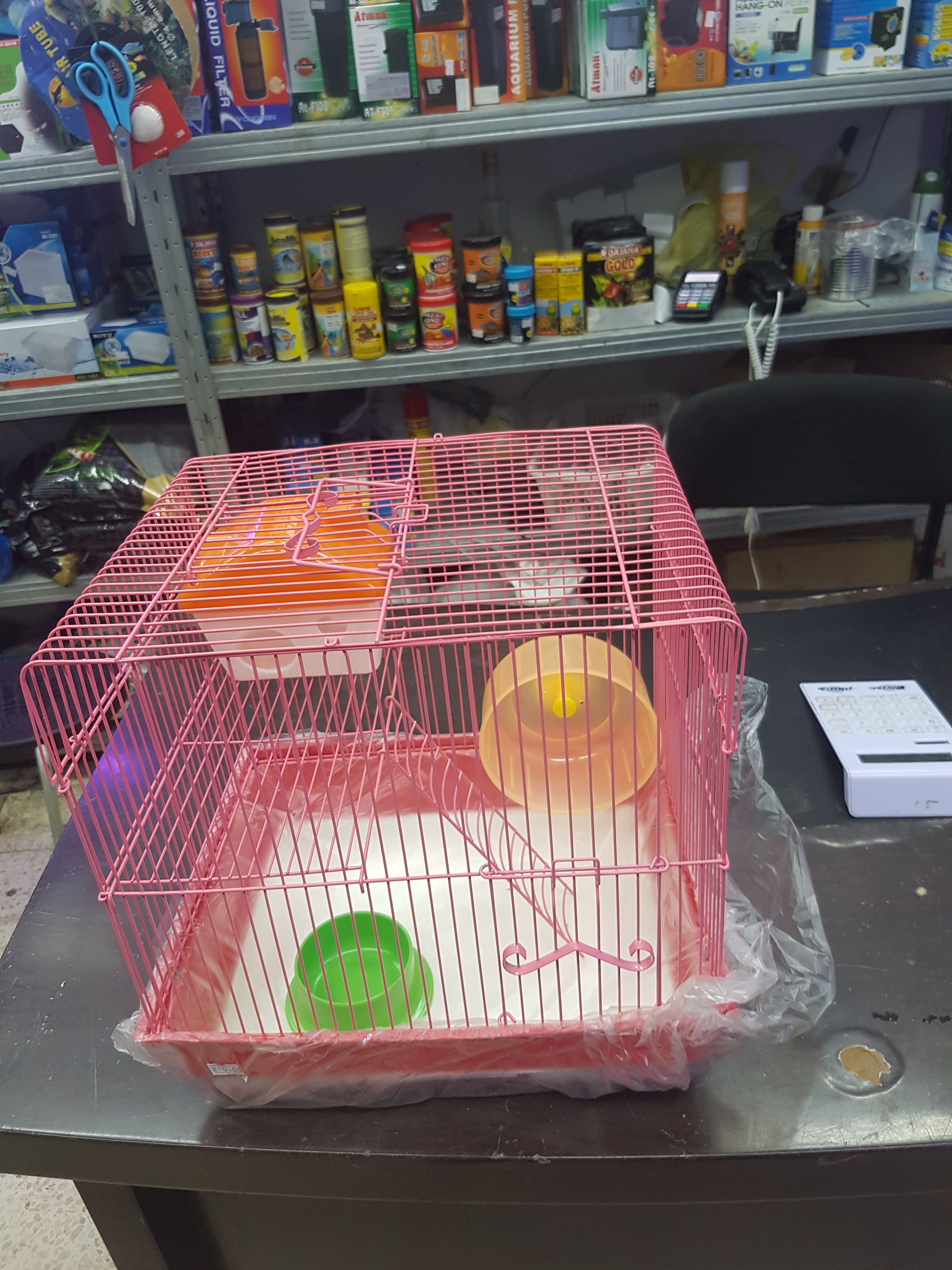 כלוב לאוגרים 2 קומות 