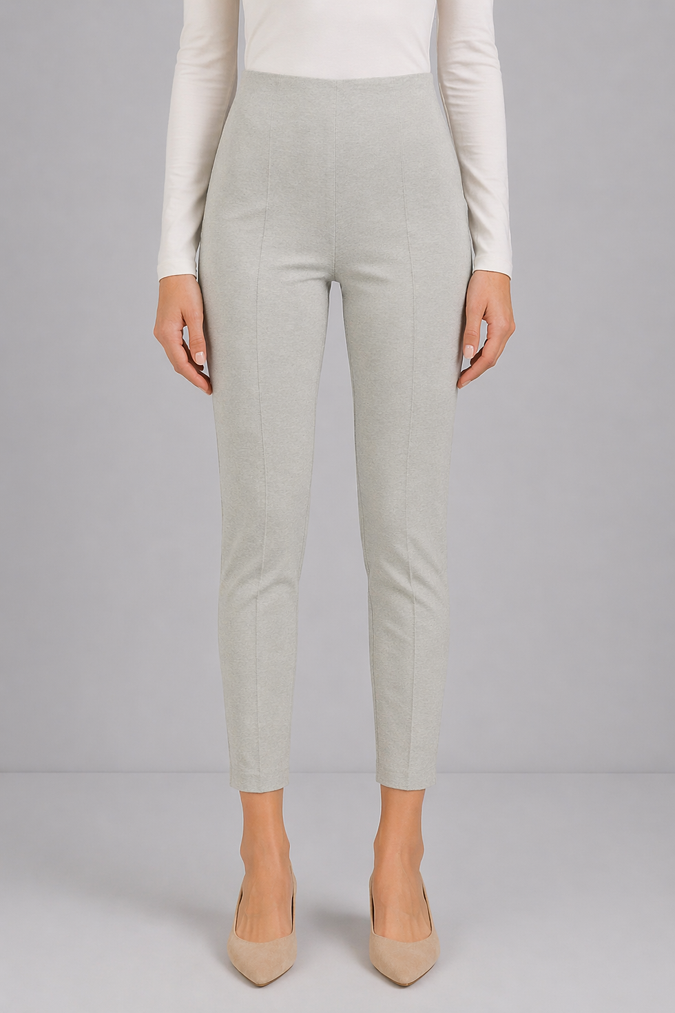 Pantalone grigio perla Le Tricot Perugia