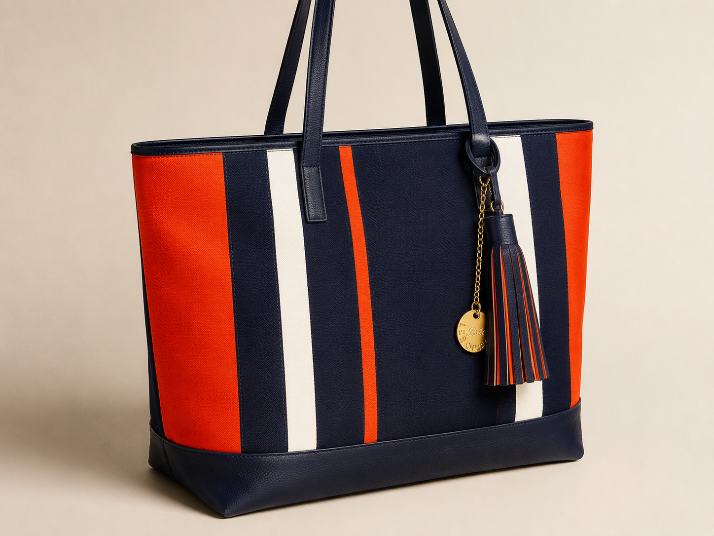 Borsa rigata Les Copains