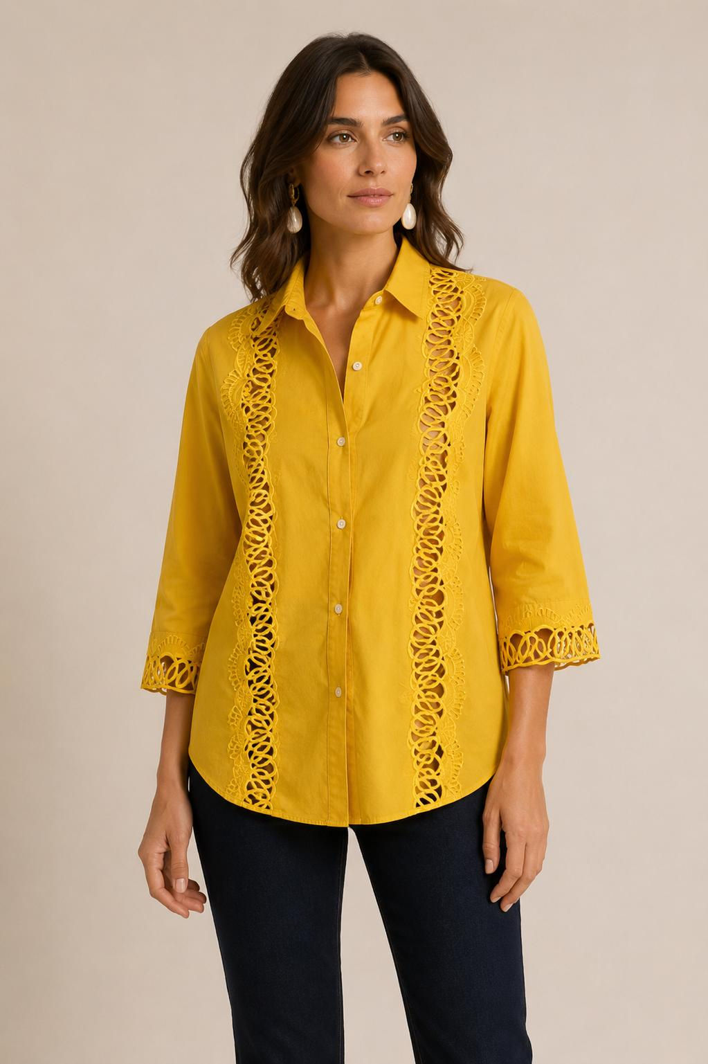 Camicia traforata Clips