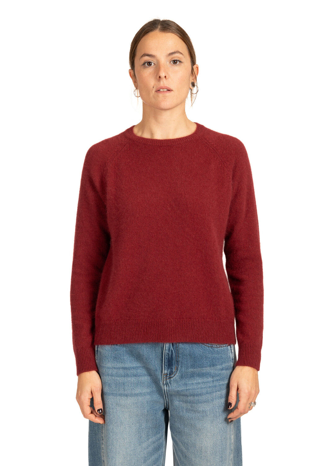 Maglia bordeaux Diana Gallesi frontale