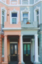 Terraced houses in England