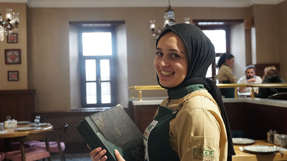 Niğde Belediyesi’nin desteğiyle istihdam edilen kadınlardan biri. ©UNFPA Türkiye