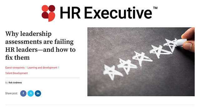 Copy of Rob Andrews' bylined article in HRExecutive Magazine