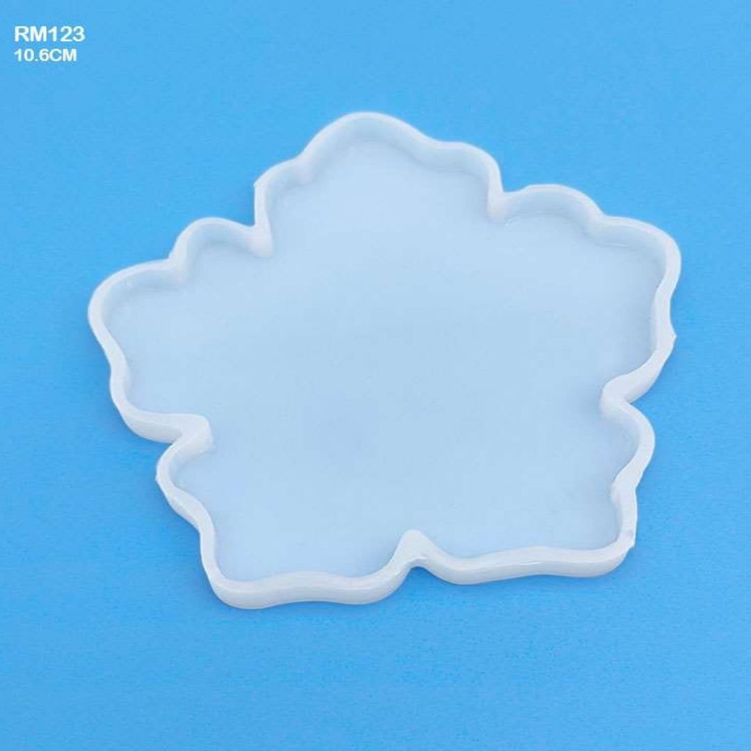 Flower Coaster Silicone Mould (4 inch) [Design 2]