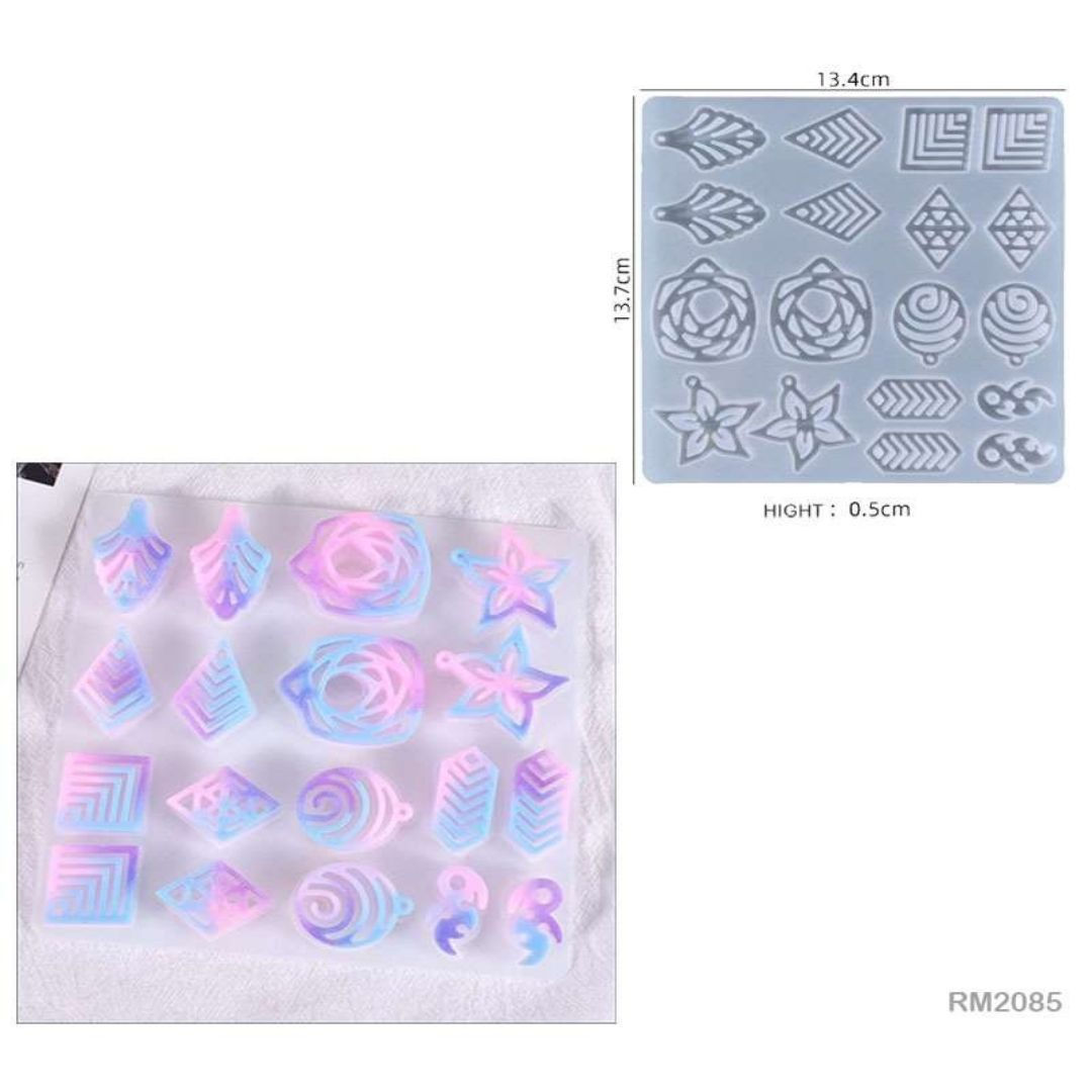 Assorted Earring Silicone Mould (Design 15)