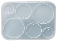 Round Shape Earring Silicone Mould