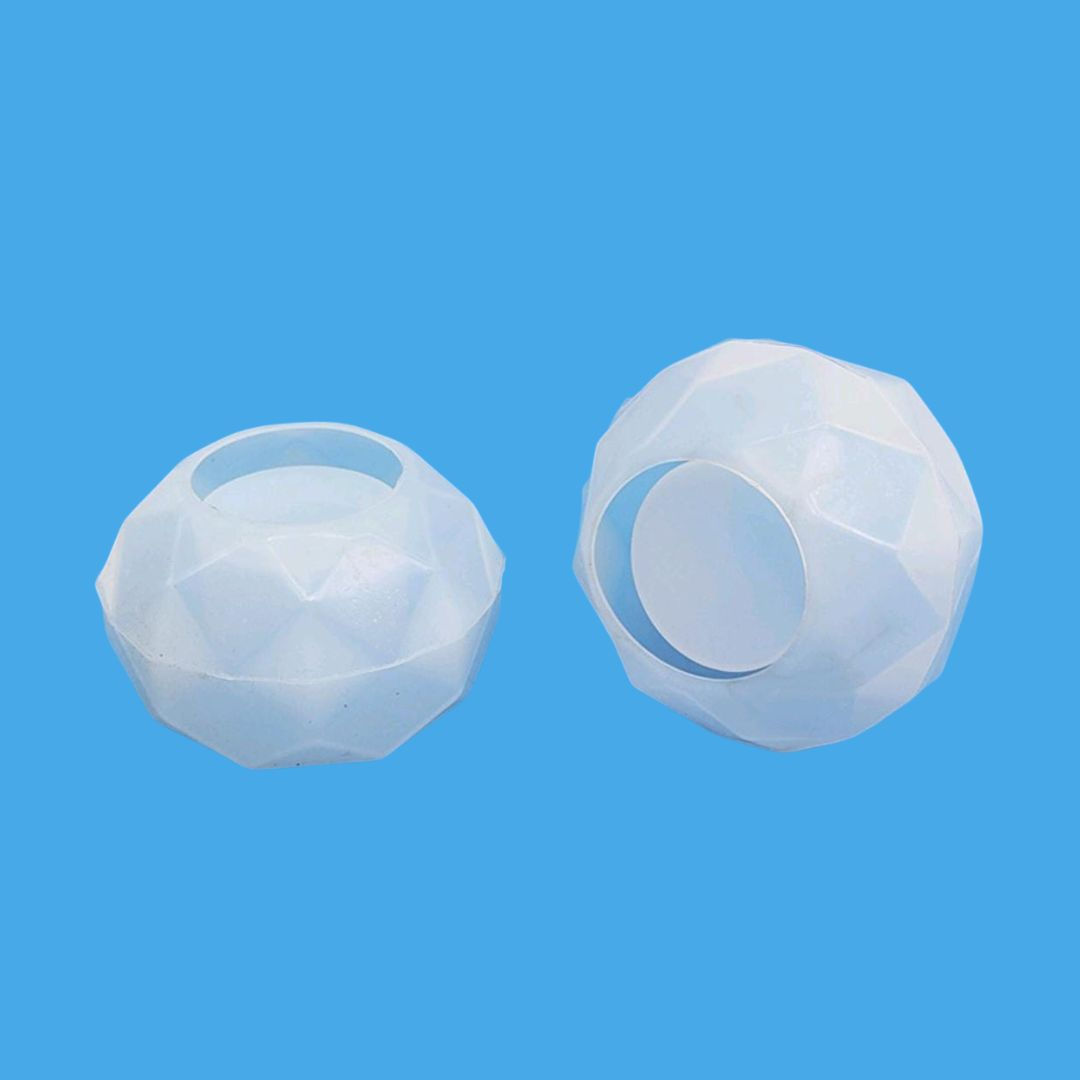 Diamond Shape  T-Light Holder Mould (3.5 Inch)