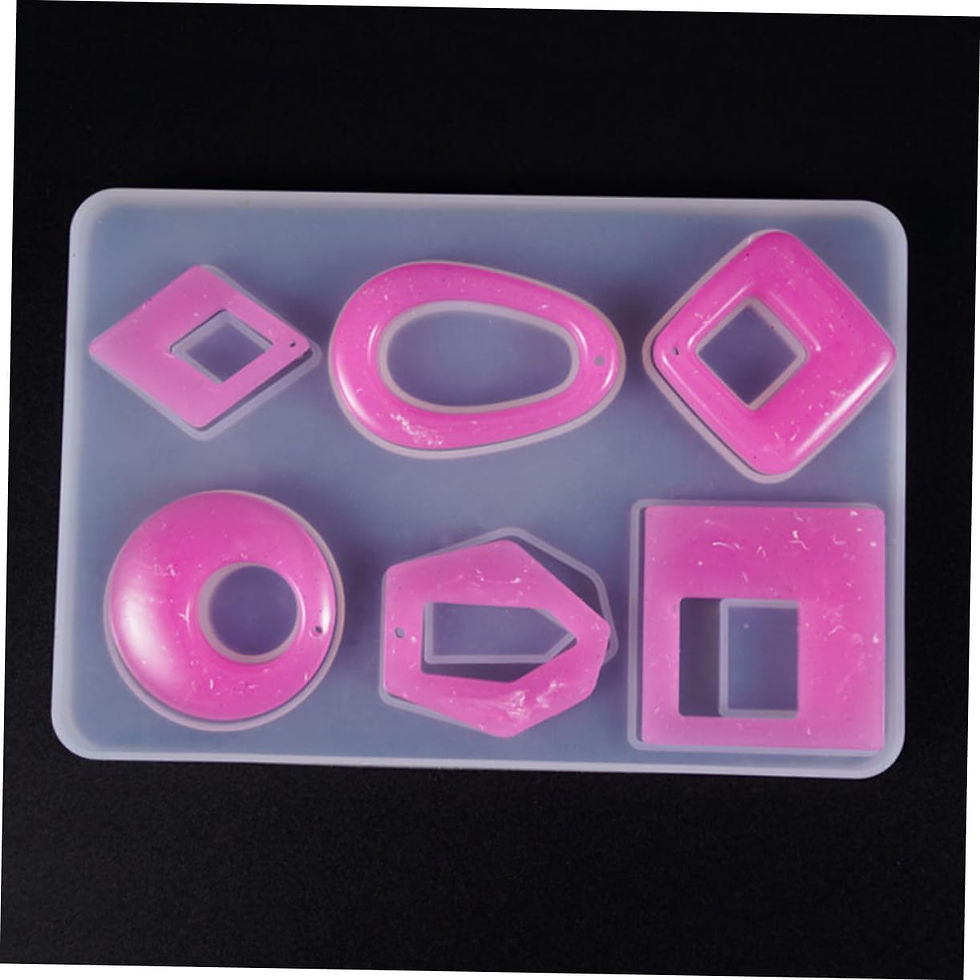 Thumbnail: Assorted Shape Pendant Mould  (Design 10)