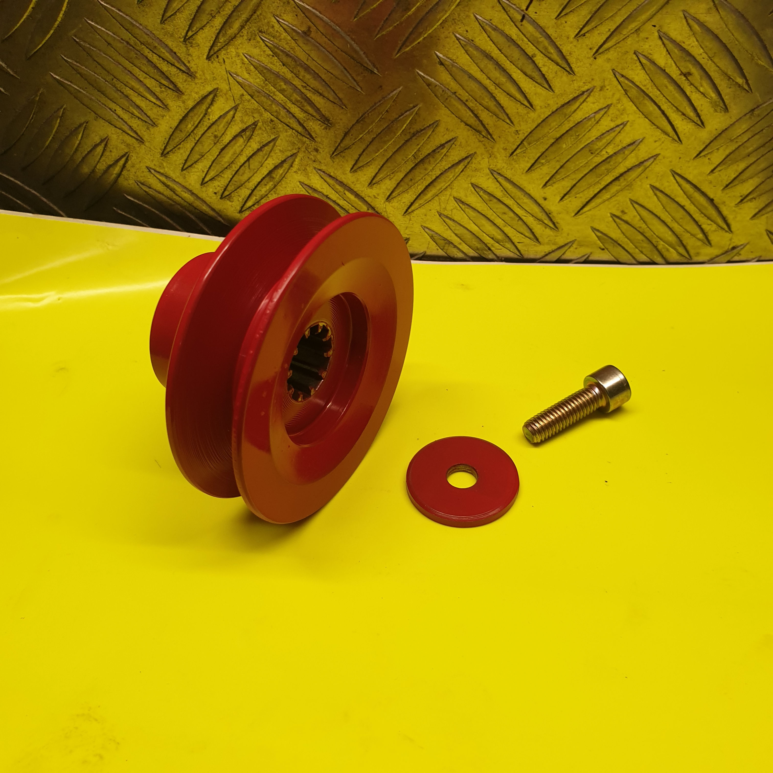 Poulie simple Iseki 10 cannelures SA 370/ 373/ 573 / SA600/ SA603/ A300