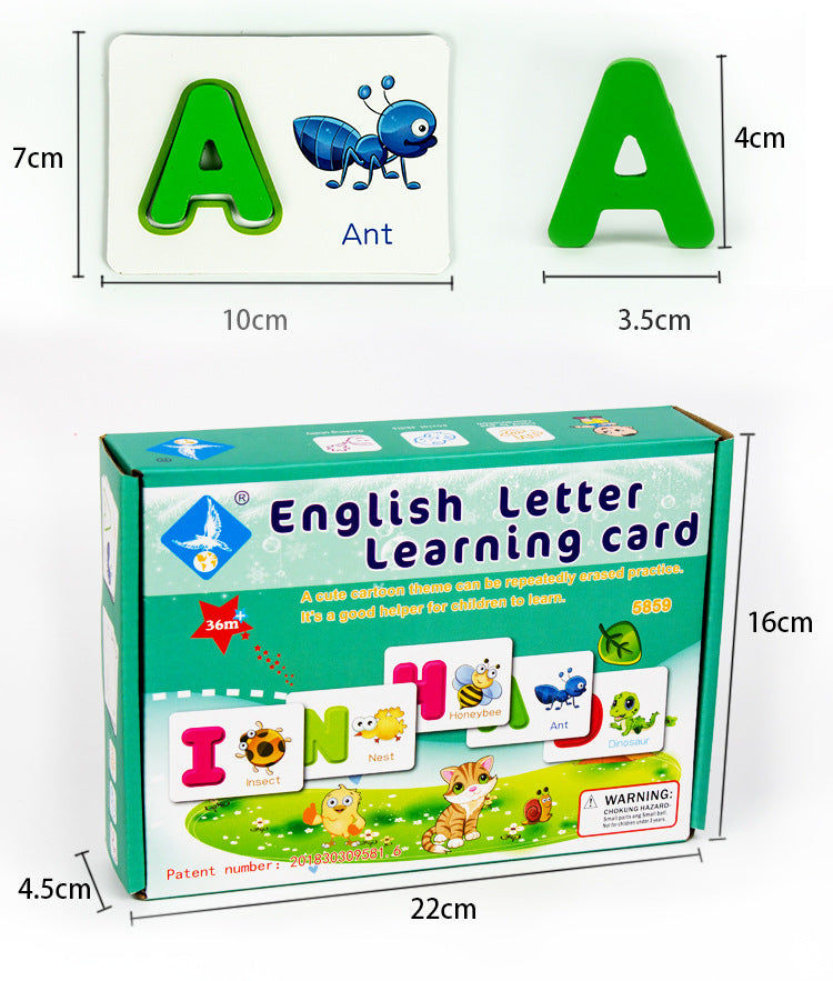 縮圖：English Letter Learning Card