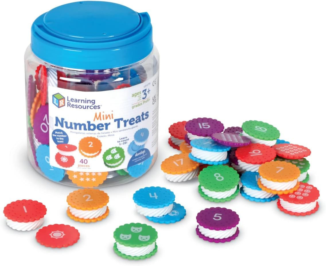 Mini Number Treats (40 Pcs)