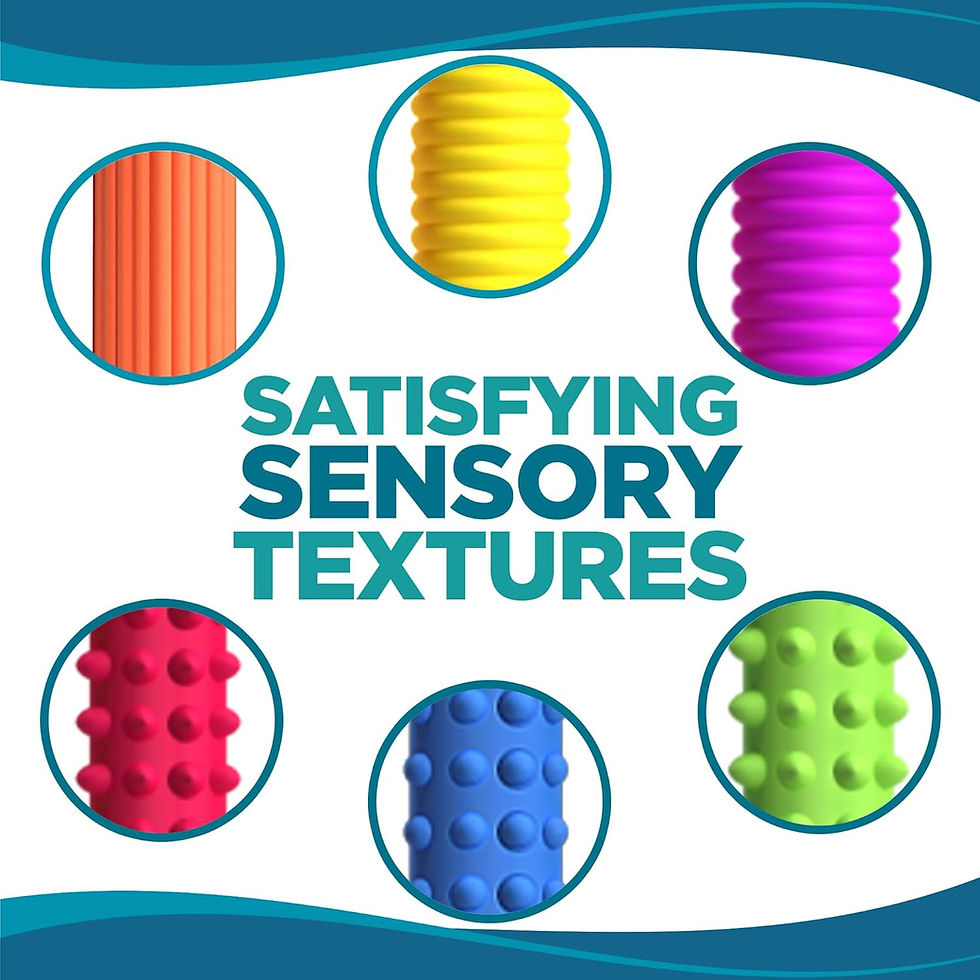 縮圖：BUNMO Fidget Stretchy Strings - Textured  (6pcs)