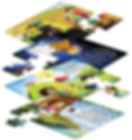 Thumbnail: Frank Baa Baa Black Sheep A set of 4 Jigsaw Puzzles