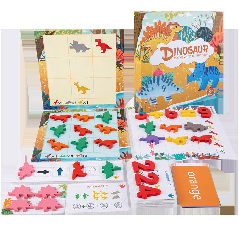 Rainbow Dinosaur Mathematical Logic Game