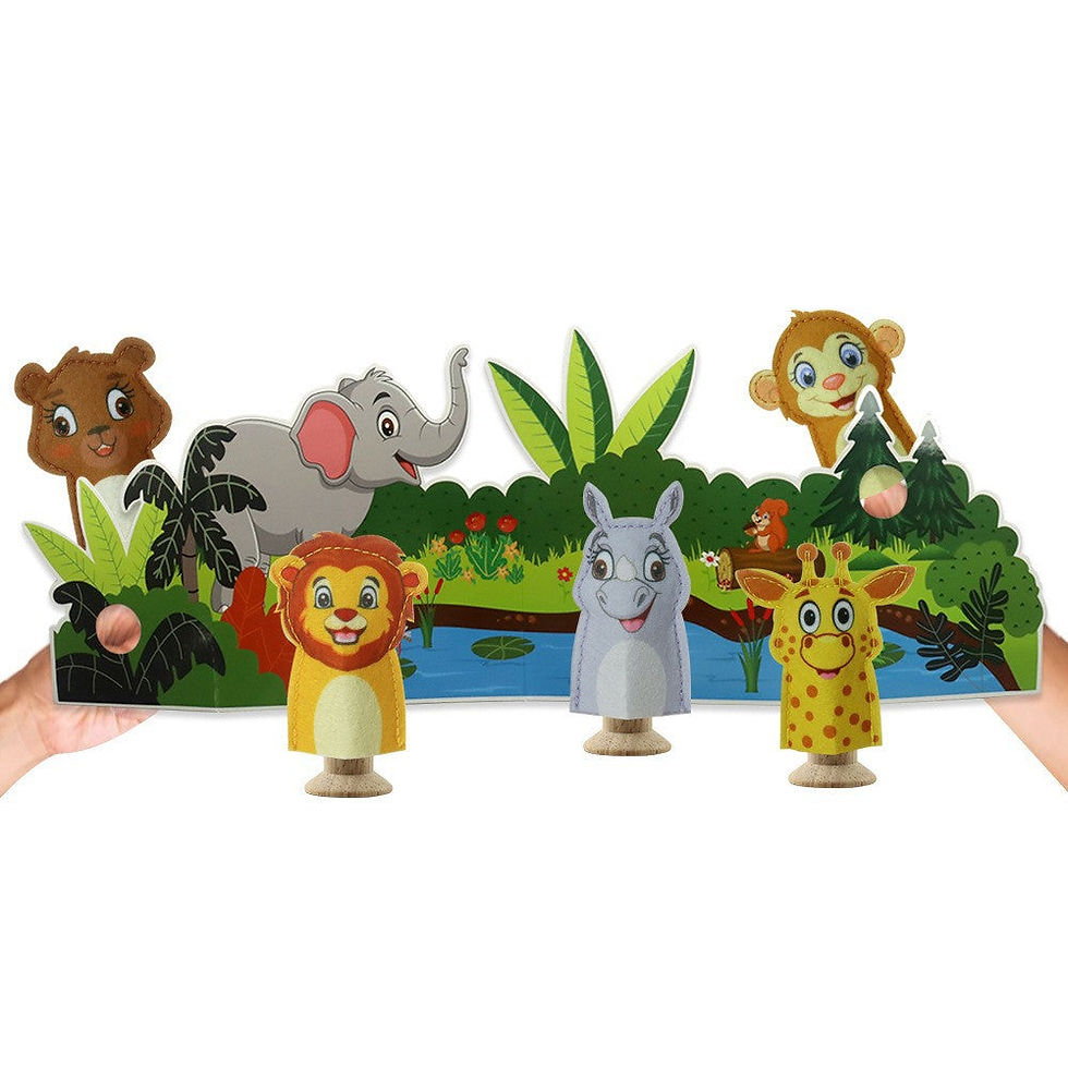 Thumbnail: Jungle Adventure Finger Puperts Set