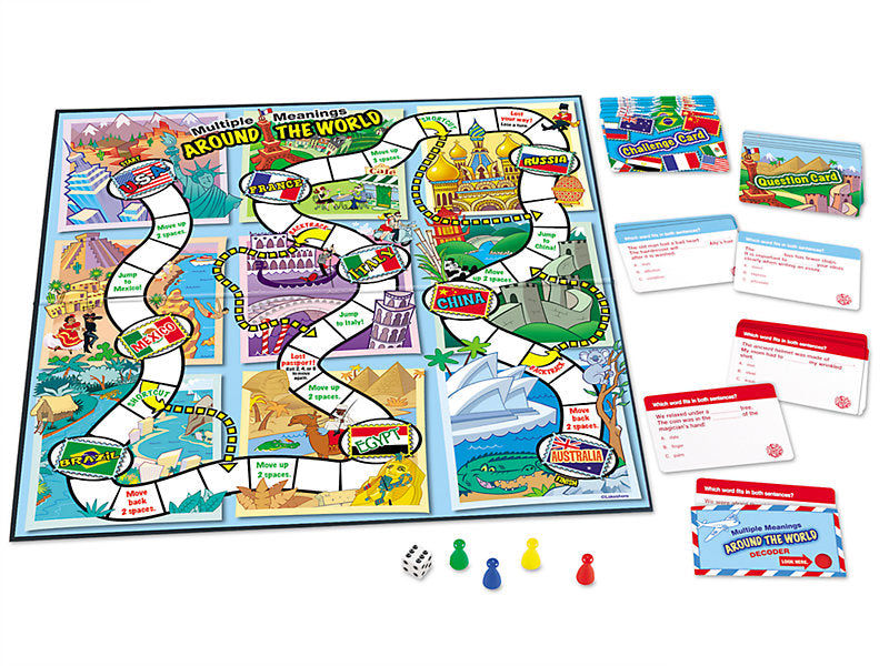 Multiple Meanings Around the World Vocabulary Game