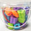 縮圖：40pcs Plastic Lacing Beads in a Bucket