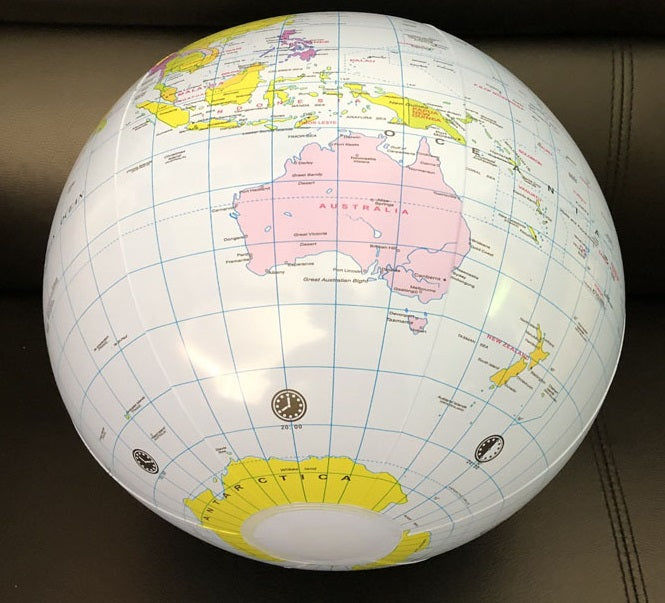 Thumbnail: 11" Inflatable World Globe