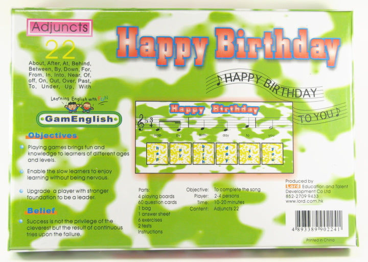 Thumbnail: GamEnglish Series - Happy Birthday (Adjuncts)