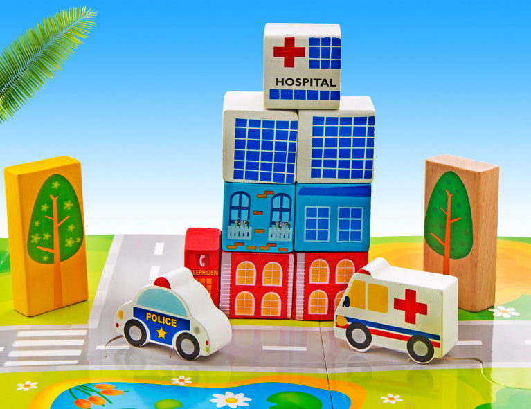 Thumbnail: Onshine Municipal Transportation Blocks (62 pcs)
