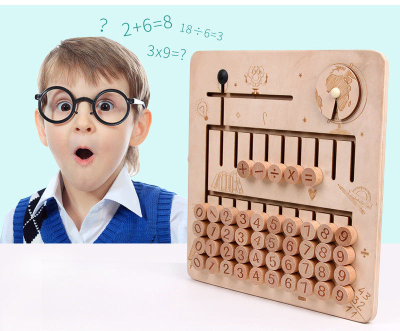 Thumbnail: Color Hand-moved Digital Computing Board