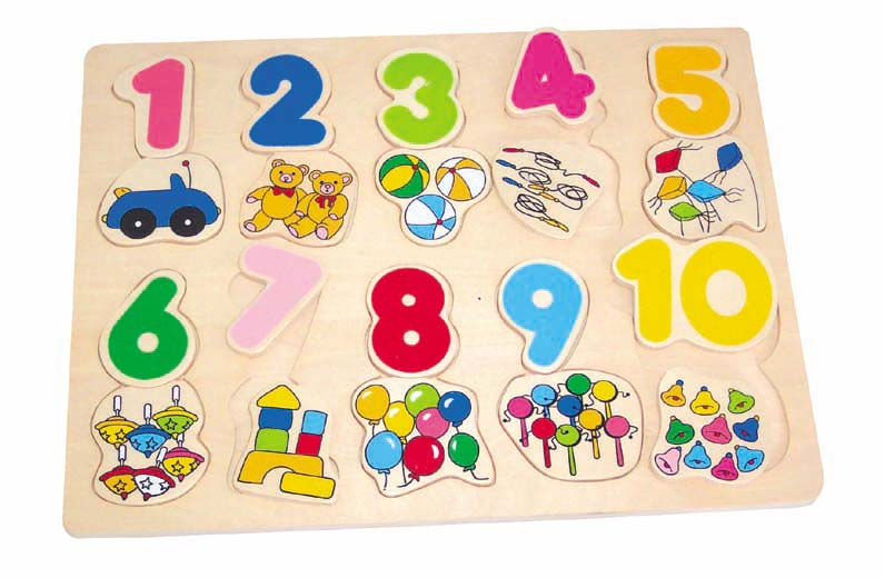 Wooden Puzzle - Number - Toys