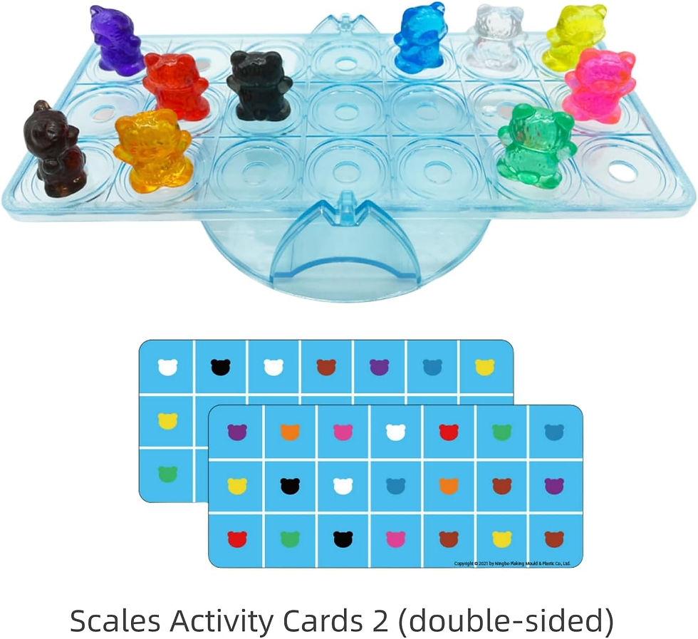 Thumbnail: Rainbow Bear Counting Set (Transparent 100pcs)