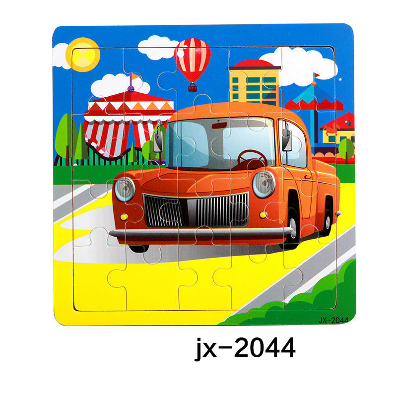Thumbnail: 20pcs Wooden Puzzle