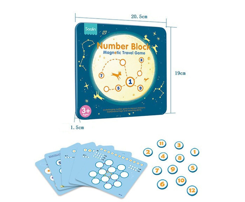 Thumbnail: Saalin Number Block - Magnetic Travel Game