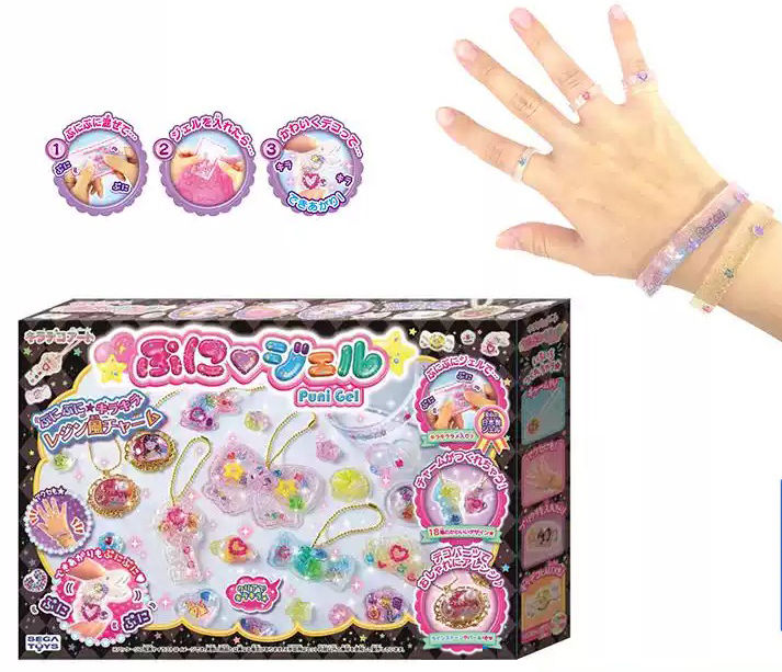 SEGA Kiradeco Art Puni Gel Jewelry DIY Set