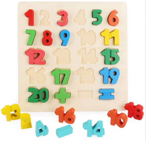Thumbnail: Rainbow Number Alphabet Matching Board