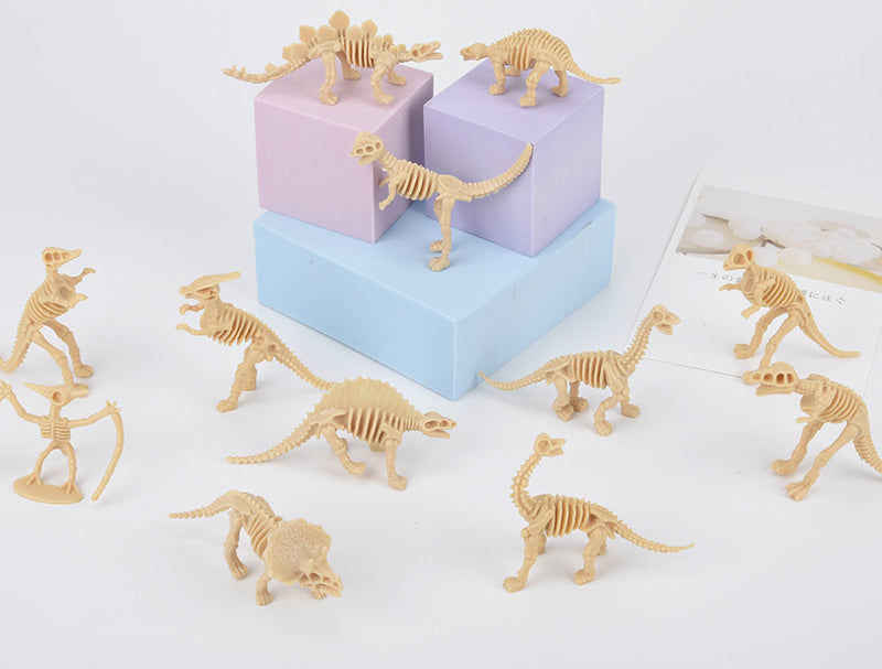 縮圖：12 Dinosaur Skeletons Model