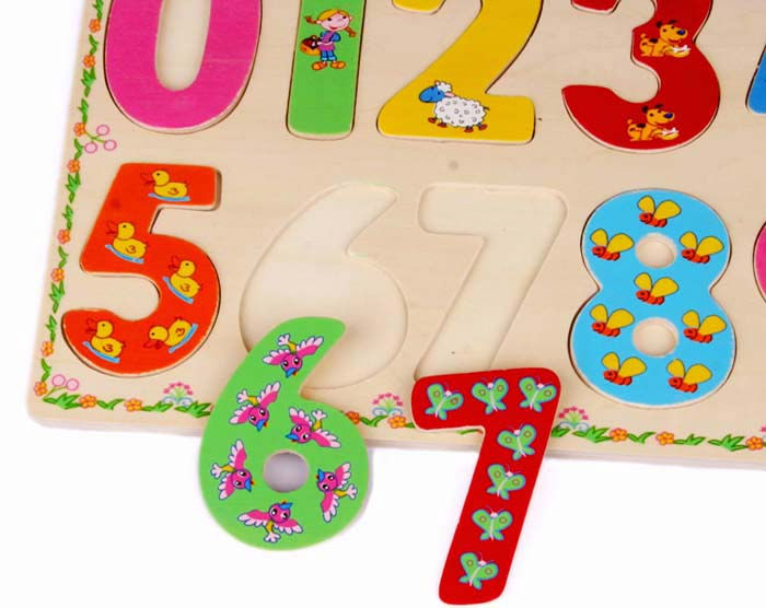 縮圖：Wooden Puzzle - 0-9 Numbers
