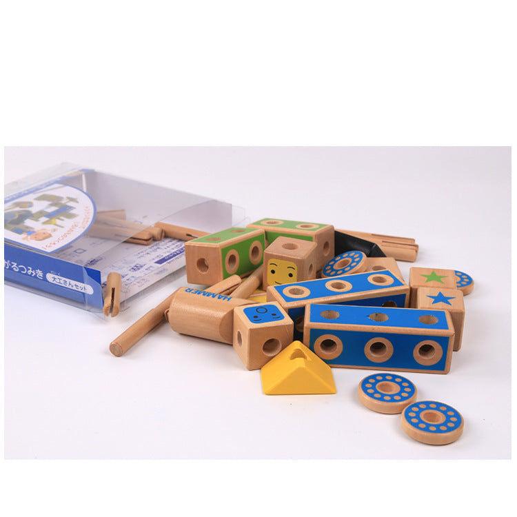縮圖：Wooden Hammer Building Set
