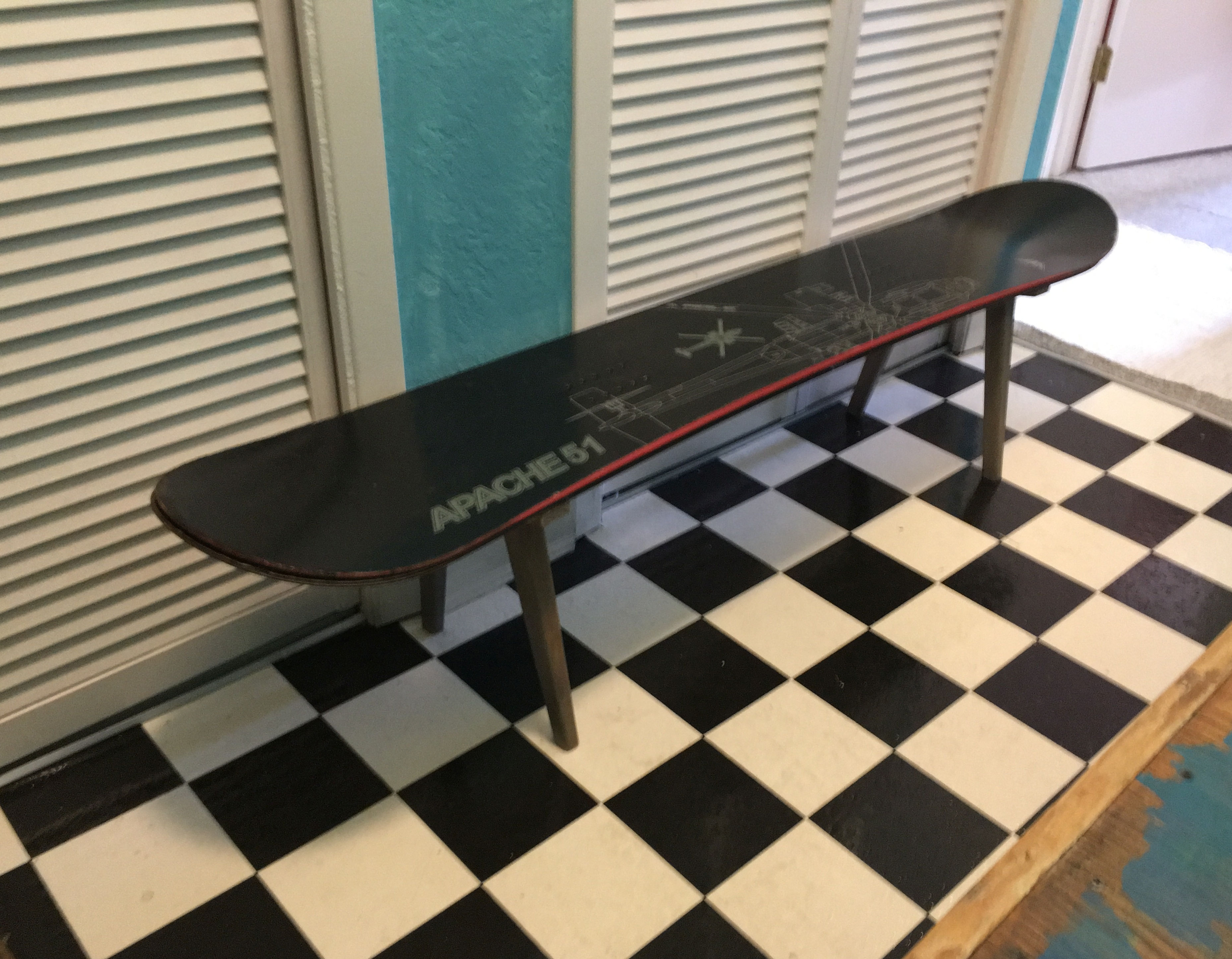 Snowboard Bench or Coffee Table