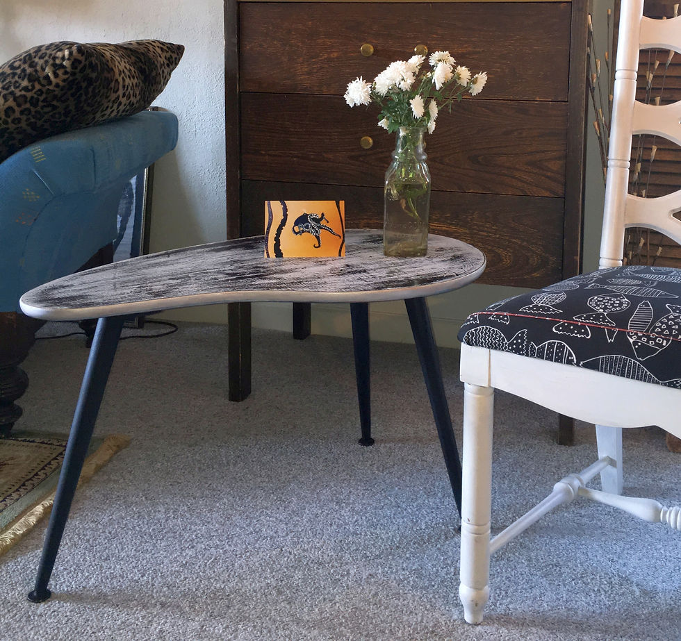Thumbnail: Kidney Shaped Mid-century Coffee Table