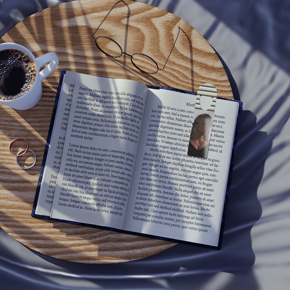 Thumbnail: Metal Bookmark — Tobiano Grayhock