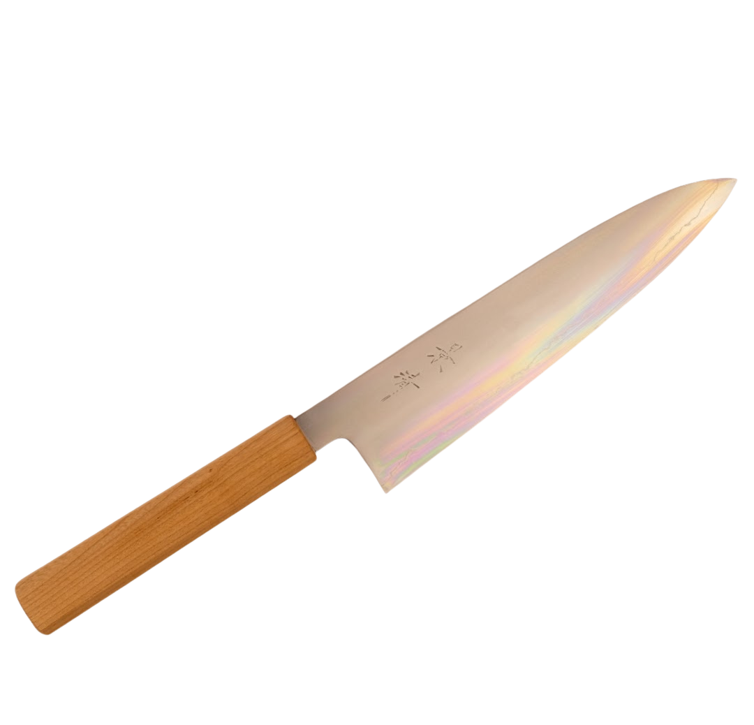 Baba Hamono, Gyuto 210mm, Ginsan, Kagekiyo, Kirschholzgriff