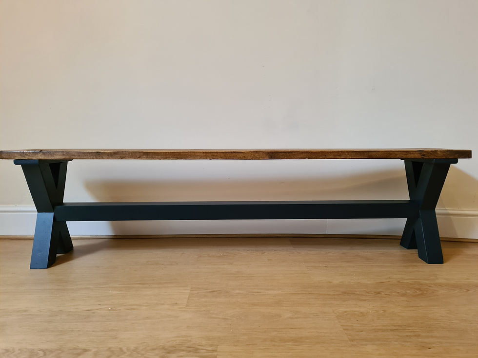 Thumbnail: The Rustic X Base Bench