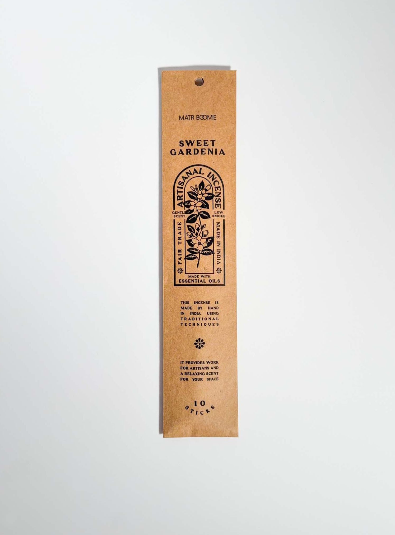 Sweet Gardenia Incense On Counter