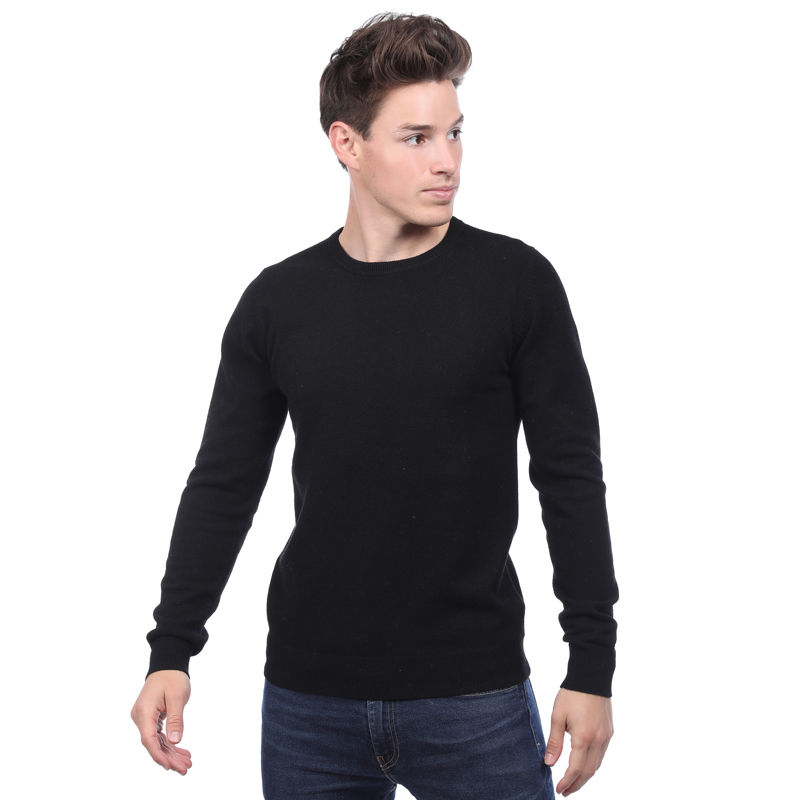 Pull col rond 100% cachemire