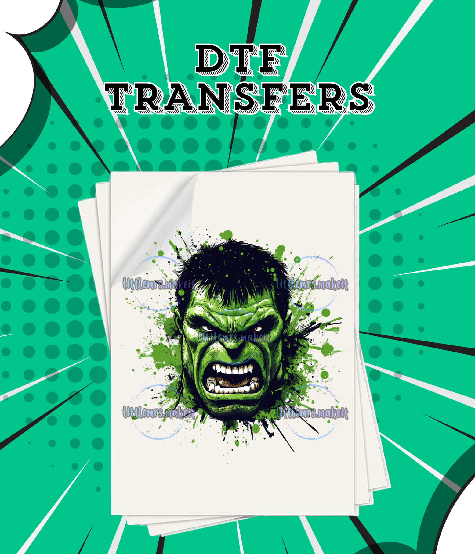 Hulk DTF Transfer Sheet
